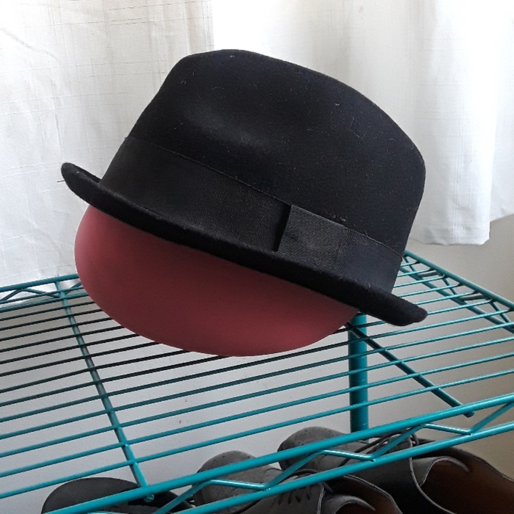 H&M Black Wool Fedora